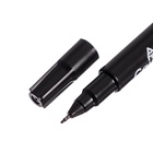 Маркер перманентный Calligrata, чёрный, двухсторонний, узел 2.0 мм/0.7 мм 1280346