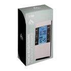 Метеостанция Luazon LB-01, с часами, термометром, дисплеем, подсветкой, серая - Фото 6