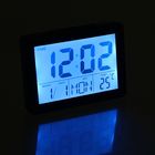 Часы-будильник Luazon LB-03 3*ААА, LED подсветка, дата/часы/температура, чёрные - Фото 4