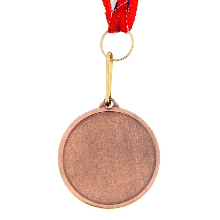 Медаль под нанесение 034 диам 4 см. Цвет бронз. С лентой - фото 1906811540