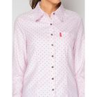 Рубашка женская, цвет розовый, размер 48 - Фото 3
