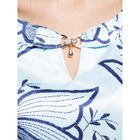 Блузка короткий рукав 15157-0.5,размер 46,рост 170 см,цвет голубой - Фото 5