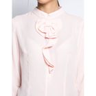 Блузка длинный рукав 15160,размер 46,рост 170 см,цвет персик - Фото 3