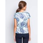 Блузка короткий рукав 15157-0.5,размер 44,рост 170 см,цвет голубой - Фото 4