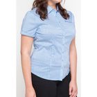 Рубашка женская 8189-13295L-1, цвет голубой, размер 56, рост 170 - Фото 2