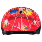 Шлем защитный детский ONLYTOP OT-502, обхват 52-54 см, цвет красный - фото 8274556