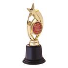 Наградная фигура: звезда «Больших побед и новых достижений», 7 х 18,2 см, золото, пластик - Фото 2