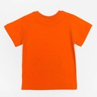 Футболка для мальчика, рост 92 см (2 года), цвет оранжевый/экрю (микс) - Фото 2