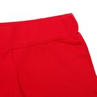 Комплект для девочки (блузка+шорты), рост 122 см (7 лет), цвет красный/белый (арт. Л216) - Фото 4