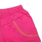 Комплект для девочки (блузка+шорты), рост 110 см (5 лет), цвет фуксия/светло-розовый (арт. Л208) - Фото 4