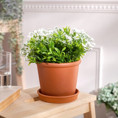 Горшок для цветов "Ирис", красная глина, 1.4 л