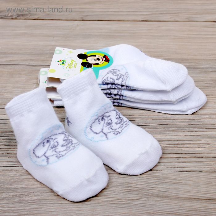 Носки детские "Дисней беби: Далматинец", 12-14 см, 1-2 года, 100% хлопок - Фото 1