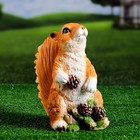 Садовая фигура "Белка стоящая с шишками" 25х20х14см - Фото 2