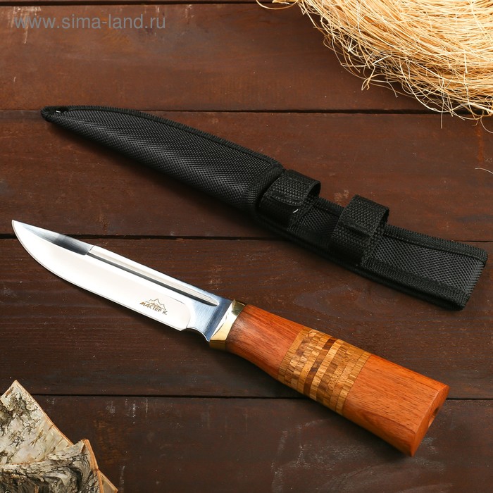 Нож охотничий "Ролло" 26см, клинок 140мм/3,4мм, дерево - Фото 1
