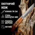 Нож охотничий "Барди" 28см, клинок 145мм/3,8мм, дерево - фото 5911166