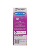 Ручка шариковая MY-TECH, 0.7 мм, стержень синий, корпус прозрачный, игольчатый пишущий узел - Фото 5