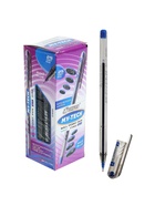 Ручка шариковая Calligrata. MY-TECH, синий стержень, игольчатый узел 0.7 мм, прозрачный корпус - Фото 8