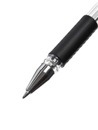 Ручка гелевая LANCER, чёрный стержень, узел 0.5 мм, резиновый упор 1264118