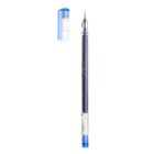 Ручка гелевая "Кристалл" 0.38 мм, синий, корпус прозрачный, безстержневая, игольчатый пишущий узел - фото 321654486