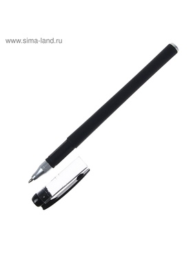 Ручка гелевая Calligrata, чёрный стержень, узел 0.5 мм, покрытие Soft-touch  (артикул 1278888)  большой выбор товаров оптом и в розницу по низким ценам с доставкой