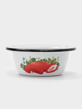 Миска эмалированная, 800 мл, d=17 см, h=6,5 см, рисунок МИКС