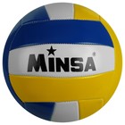 Мяч волейбольный MINSA, размер 5, 270 г,18 панелей, машинная сшивка - Фото 5