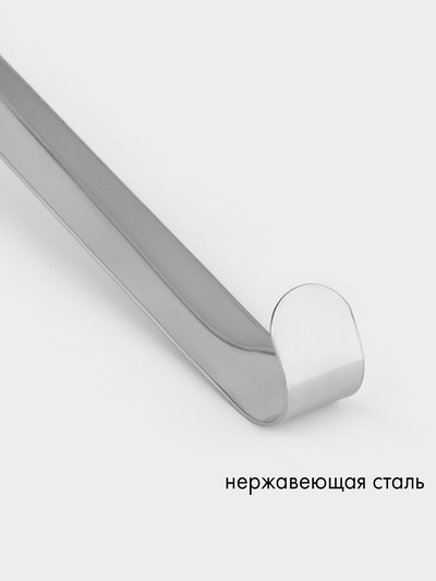 Ложка для соуса из нержавеющей стали «Поварская», 100 мл, ручка 39 см, толщина 1.2 мм, цельнотянутая ручка