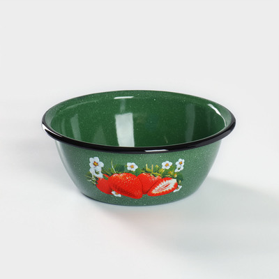 Миска эмалированная «Ассорти», 1.5 л, цвет и рисунок МИКС