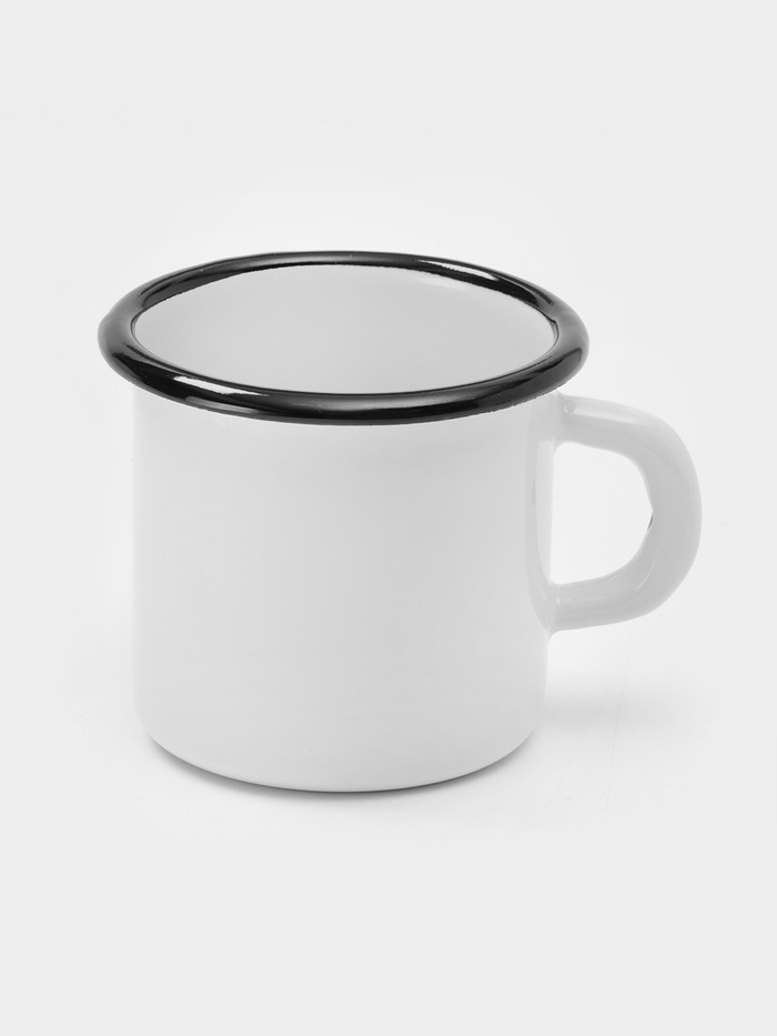 Кружка эмалированная «Белоснежная», 380 мл, белая - Фото 1