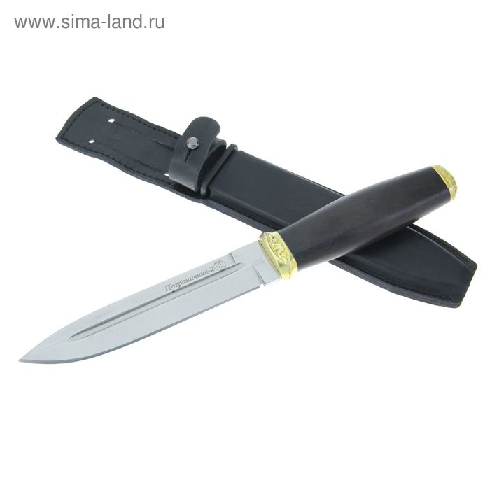 Нож нескладной «Пограничник-2» (граб) сталь AUS8,г. Кизляр - Фото 1