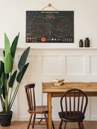 Интерактивная карта «Планеты», звездное небо, 101×69 см, ламинированная  (артикул 1342511)  большой выбор товаров оптом и в розницу по низким ценам с доставкой