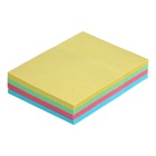 Блок с липким краем, 51×38 мм, 100 листов, 4 цвета, пастель - Фото 2