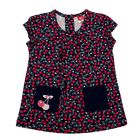 Платье типа "Туника" для девочки, рост 92 см (52), цвет красный/синий (арт. CSK 61045 (94)) - Фото 1