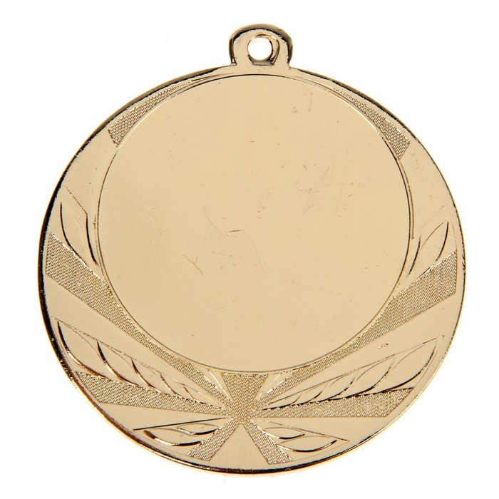 Медаль под нанесение диам 7 см. Цвет зол. Без ленты - Фото 1