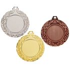 Медаль под нанесение золото 037, d=4.5 см, без ленты - Фото 2