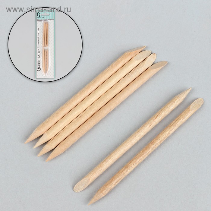 Апельсиновые палочки для маникюра, 7 см, 6 шт - Фото 1