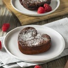 Форма разъёмная для выпечки кексов «Сердце», с регулируемым размером: 14,5-26,5 см, цвет хромированный - фото 8987076