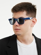 Очки солнцезащитные «OneSun. Wayfarer», uv 385, синий, чёрный - Фото 1