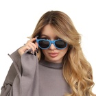 Очки солнцезащитные «OneSun. Wayfarer», uv 385, синий, чёрный - Фото 2