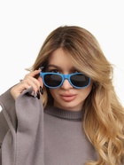 Очки солнцезащитные «OneSun. Wayfarer», uv 385, синий, чёрный - Фото 7