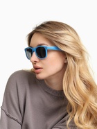 Очки солнцезащитные «OneSun. Wayfarer», uv 385, синий, чёрный - фото 63534657