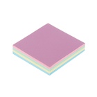 Блок с липким краем, 51×51 мм, 100 листов, 4 цвета, пастель, МИКС - Фото 3