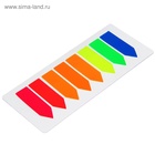 Блок-закладка с липким краем «Стрелки» 12 мм × 42 мм, пластик, 8 цветов по 10 листов, флуоресцентный, в блистере - Фото 4