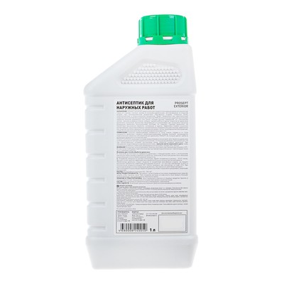 Антисептик для наружных работ Prosept Exterior. Концентрат, 1л