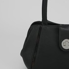 Сумка женская на молнии, 1 отдел, наружный карман, цвет чёрный - Фото 4