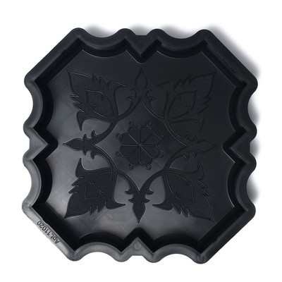 Форма для тротуарной плитки «Клевер краковский большой», 29×29×4 см, гладкий, 1 шт.