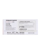 Маркер перманентный, красный, двухсторонний, узел 2.0 мм/0.7 мм - Фото 13