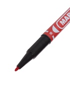 Маркер перманентный, двухсторонний, круглый, 2 мм/0.7 мм, красный, CALLIGRATA 1120 - Фото 10