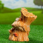 Садовая фигура "Лесовичок из пня" 16х20см - Фото 2
