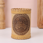 Туес «Шишки», 8×8×10 см, береста - Фото 3